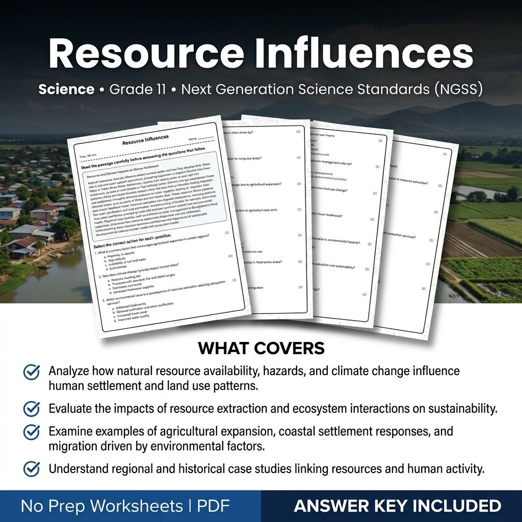 Grade 11 Science Worksheet Bundle|Cellular Processes,Chemistry,& Physics Support — included worksheet 53