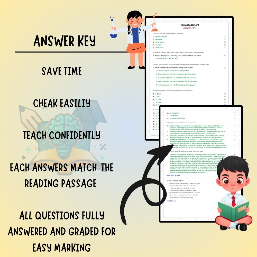 Grade 7 Science worksheet worksheet — Grade 7 Science – Risk Assessment Worksheet (PDF ) | Ontario Standards — page 3