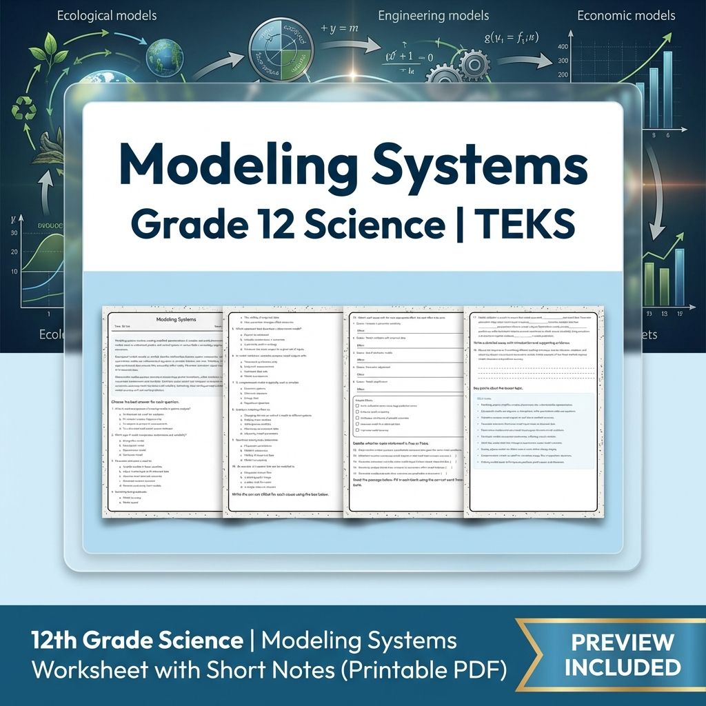 Grade 12 Science Workbook Bundle – Environmental, Genetics, Space & More — included worksheet 54