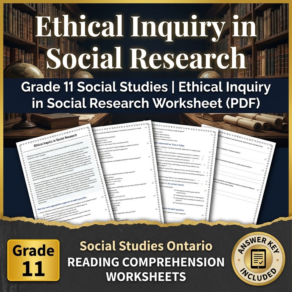 Grade 11 Social Studies Bundle – Critical Thinking & Analysis (PDF + Answer Key) — included worksheet 37