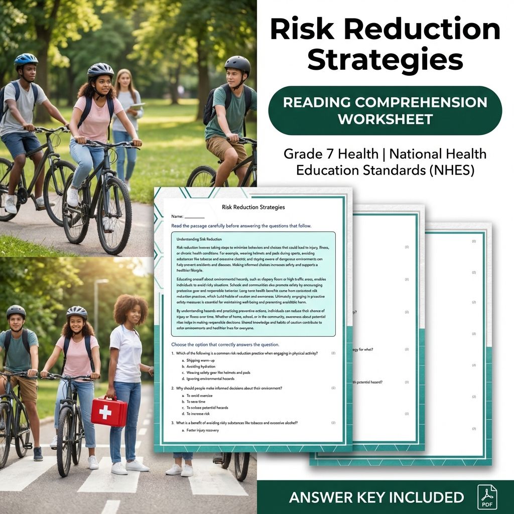 Grade 7 Health Curriculum Bundle | Body Systems, Digital Literacy & Wellness Worksheets — included worksheet 30