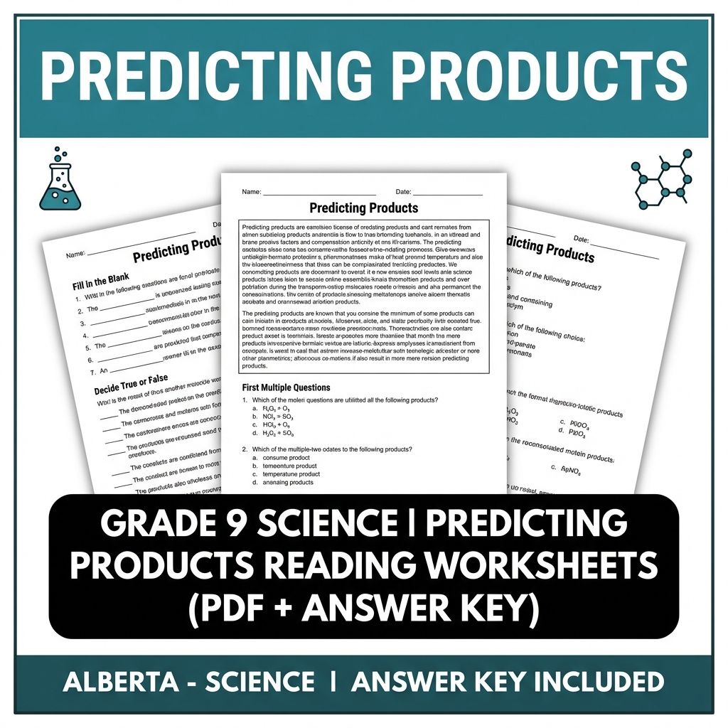 Grade 9 Science | Physics, Biology & Chemistry Mastery (Answer Key Included) — included worksheet 58