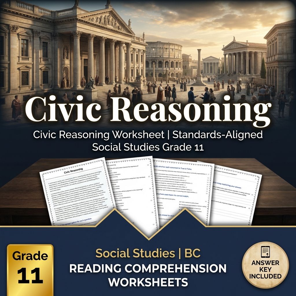 Civic Reasoning Worksheet | Standards-Aligned Social Studies Grade 11