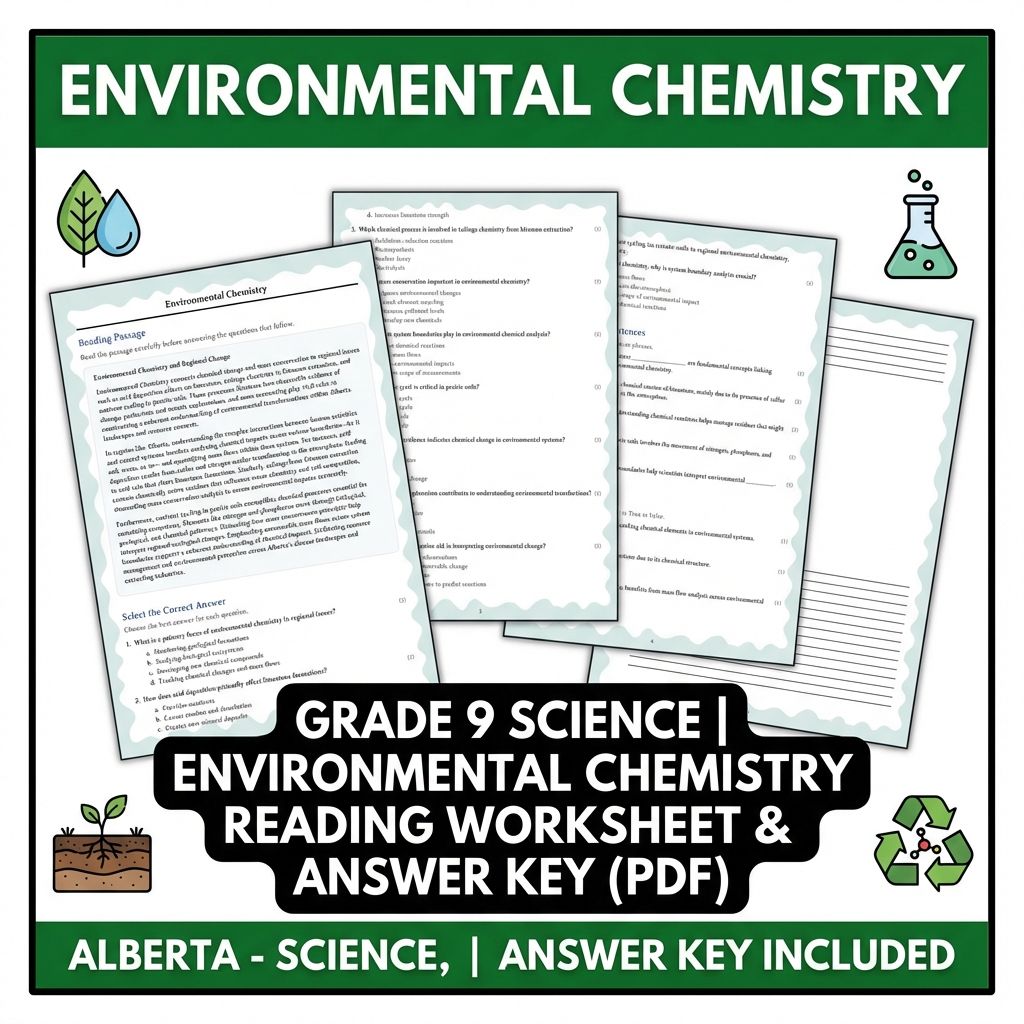 Grade 9 Science | Physics, Biology & Chemistry Mastery (Answer Key Included) — included worksheet 59