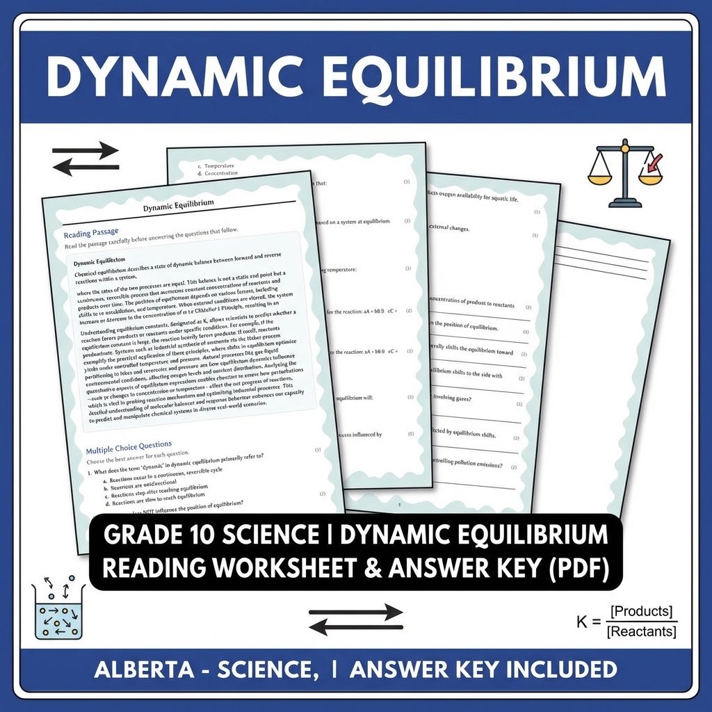 Grade 10 Science Worksheets Bundle | Physics, Earth, and Environmental Topics — included worksheet 60