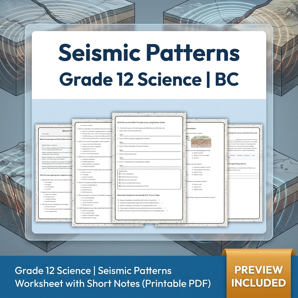Grade 12 Science Full Year Bundle | Thermochemistry, Earth Systems, Genetics — included worksheet 58