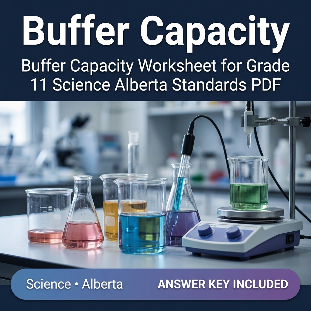 Buffer Capacity Worksheet for Grade 11 Science Alberta Standards PDF