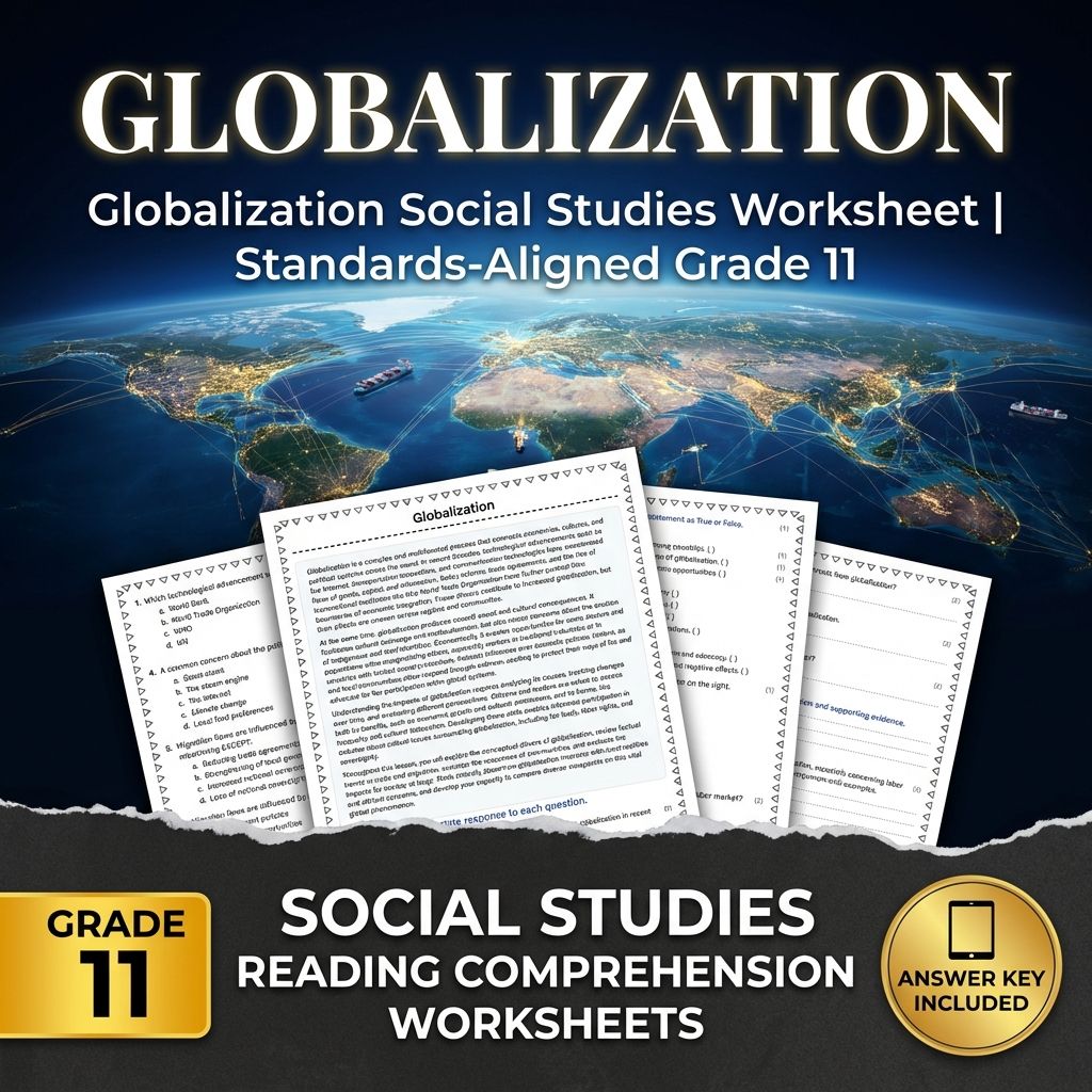 Globalization Social Studies Worksheet | Standards-Aligned Grade 11
