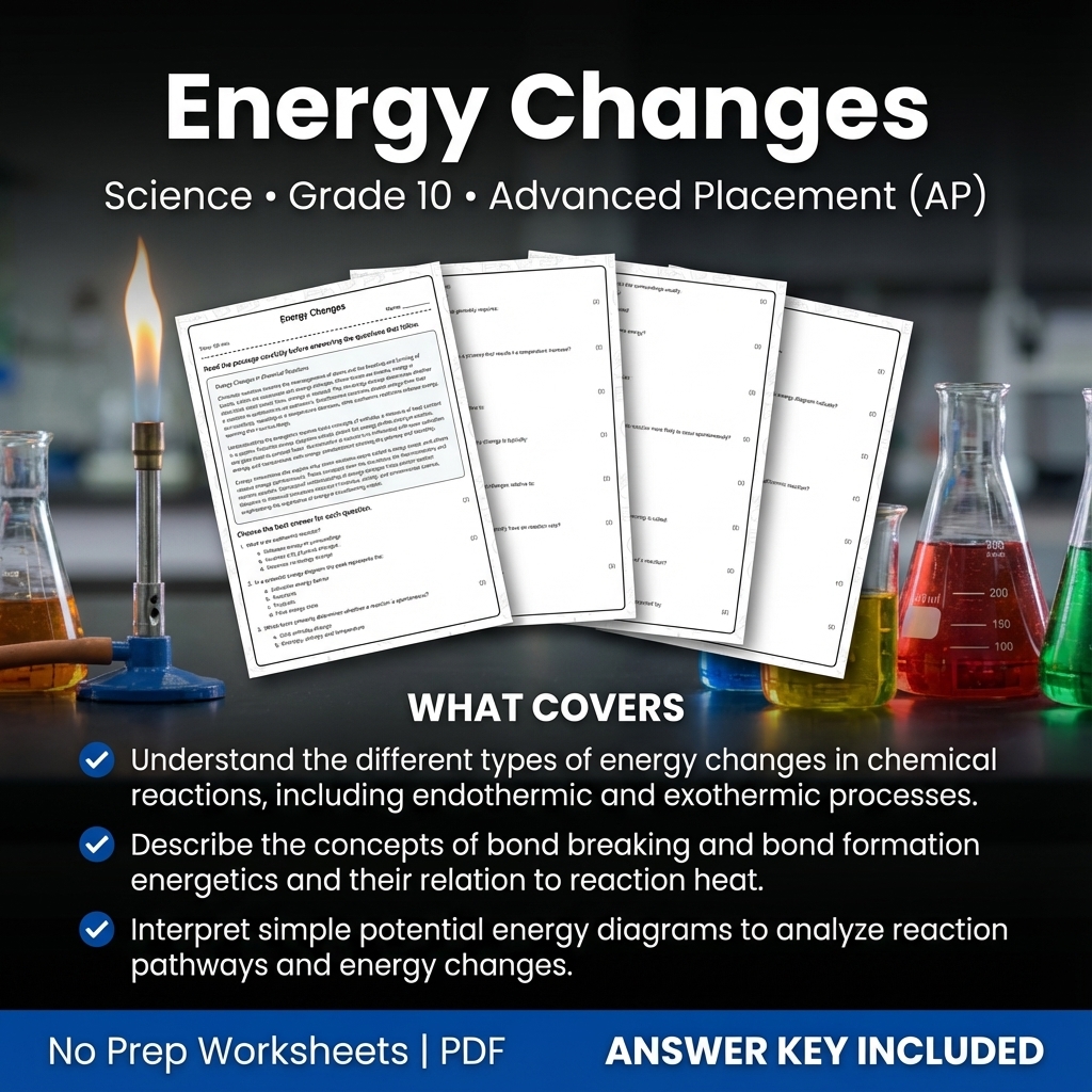 Grade 10 Science Worksheet Bundle – Physics, Biology & Earth Science PDF — included worksheet 59
