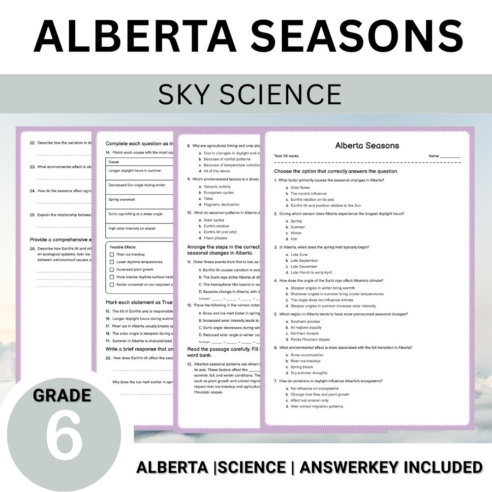 Grade 6 Science Worksheet Bundle – Comprehensive Assessment & Practice Pack — included worksheet 60
