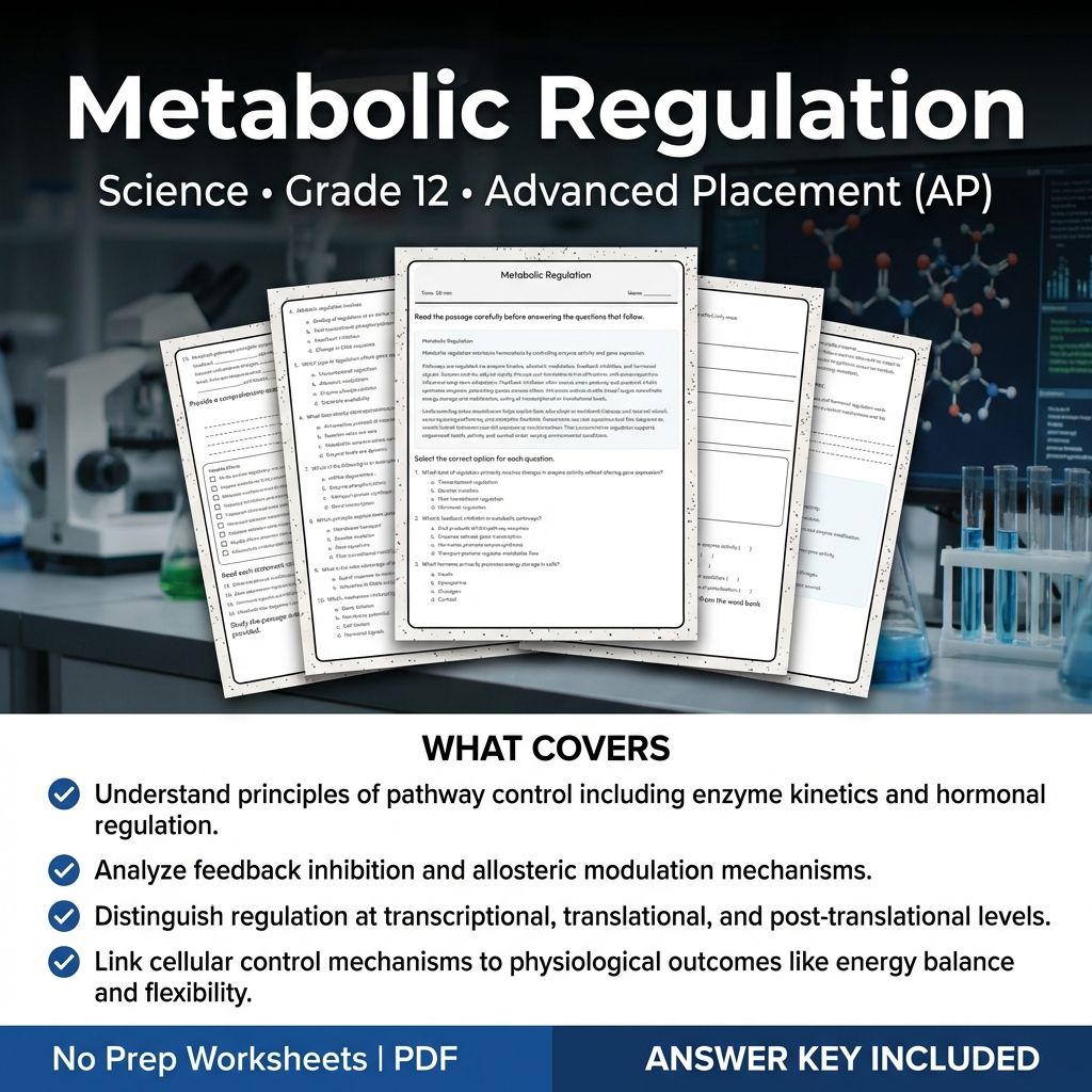 Grade 12 Science Unit Worksheet Bundle – Cell Biology, Genetics & Ecology — included worksheet 14
