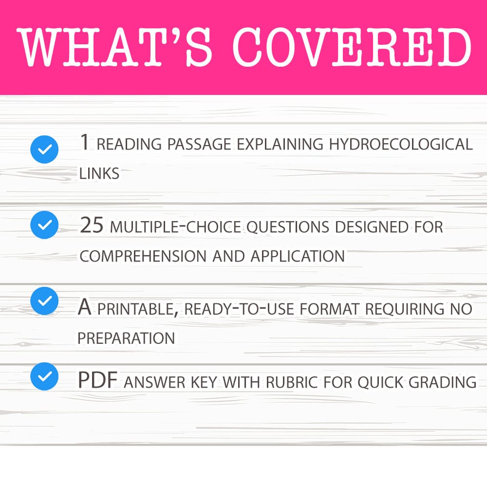 Grade 10 Science worksheet mcq paper worksheet — Grade 10 Science — Worksheet MCQ Paper for Hydroecological Links — page 2