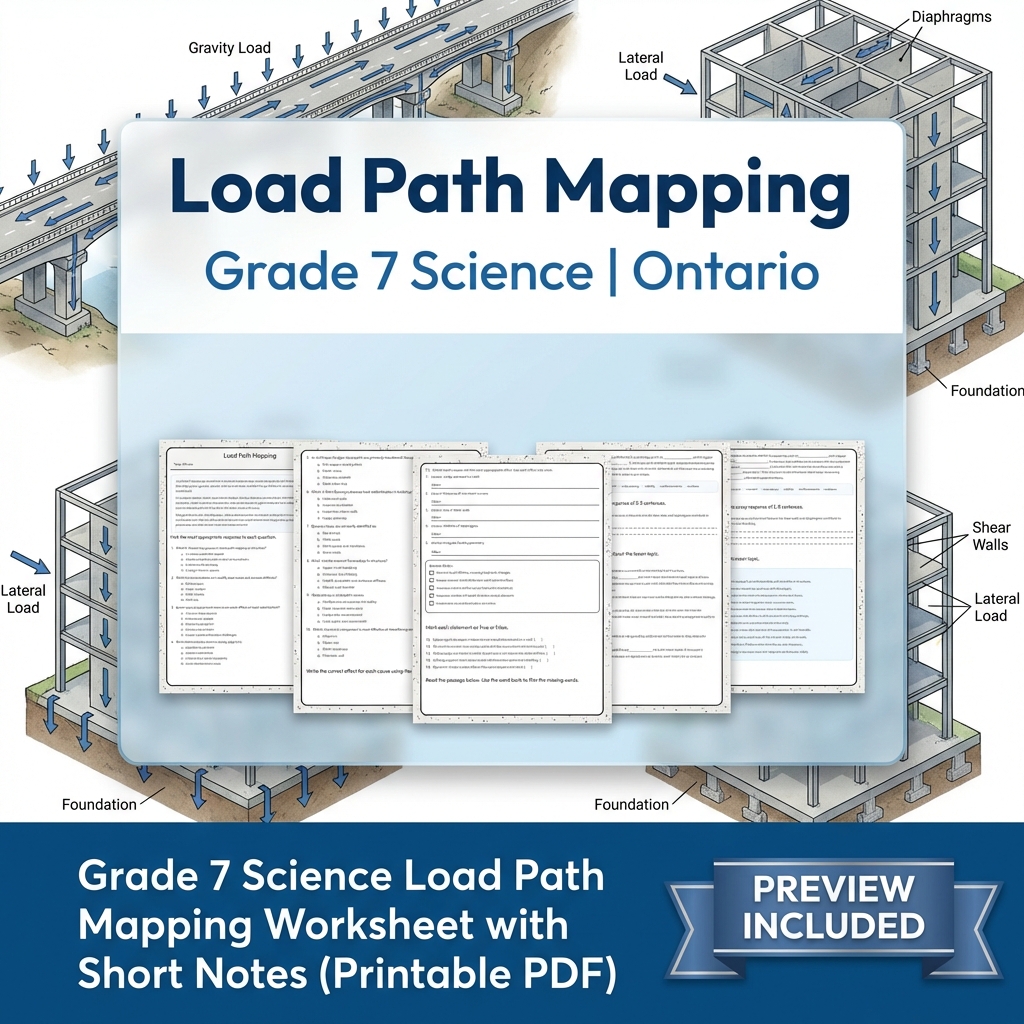 Grade 7 Science Full Year Bundle | Ecosystems & Heat Transfer — included worksheet 60